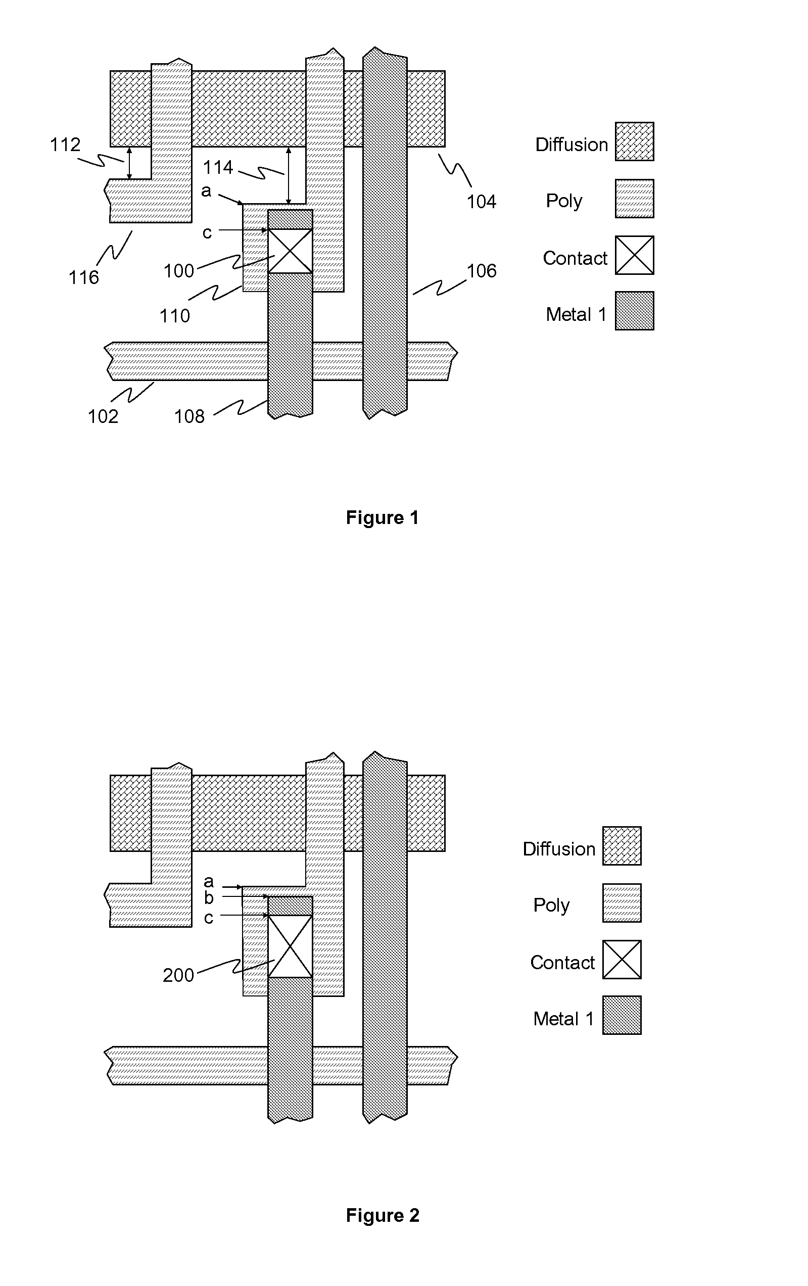 Method for Selectively Enlarging Via and Contact Sizes