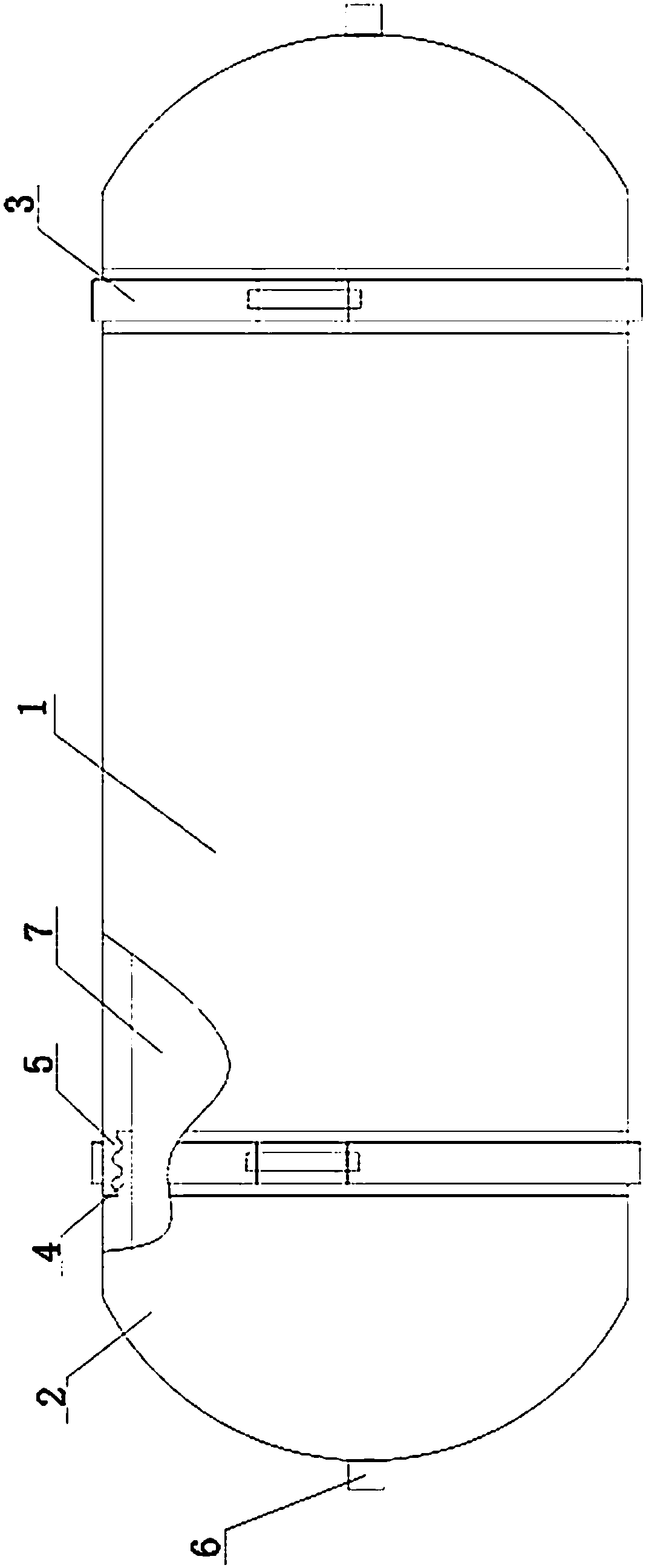 Combined type heat preservation water tank protective sleeve