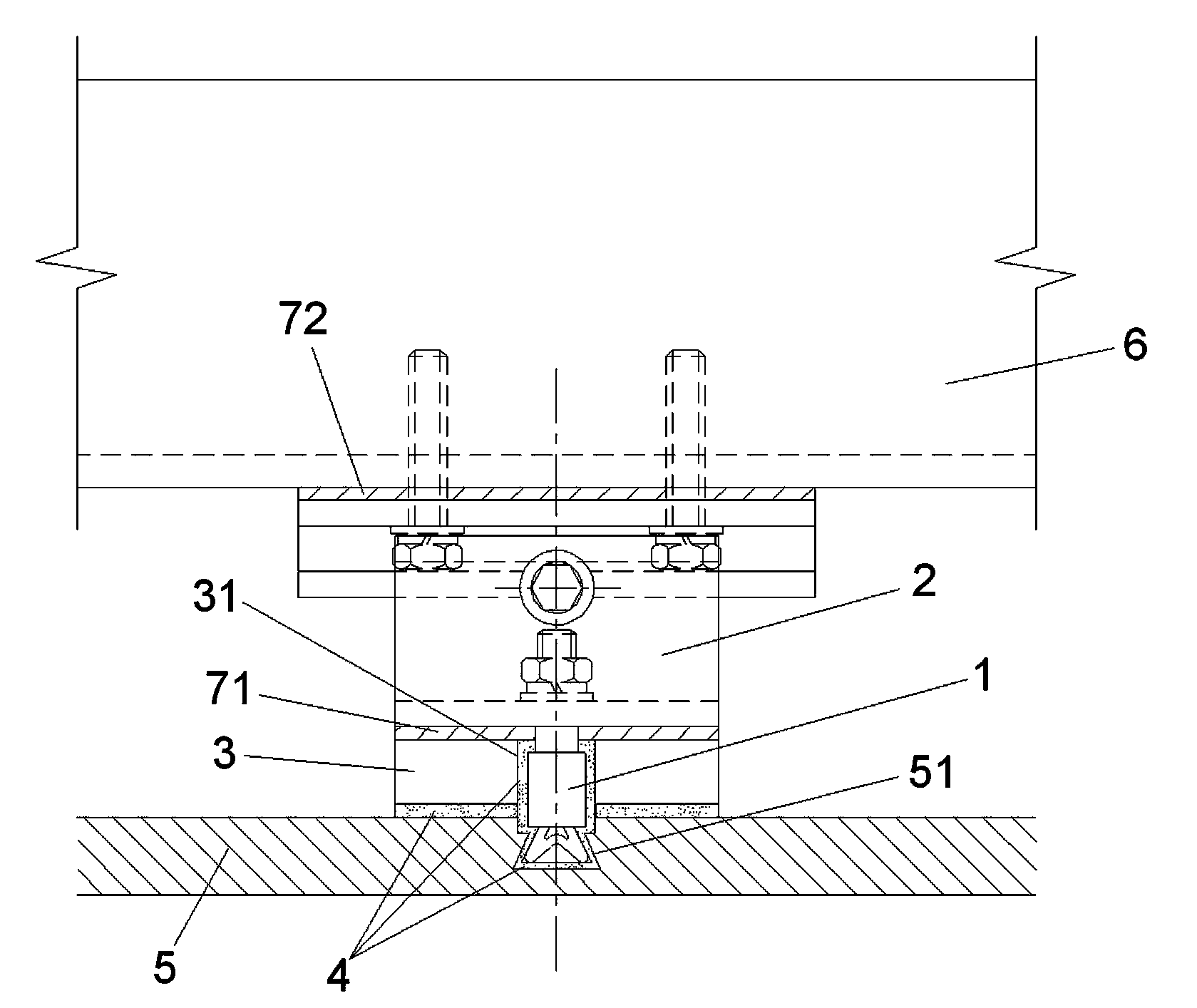 Connecting structure and connecting method for acrylic board curtain walls