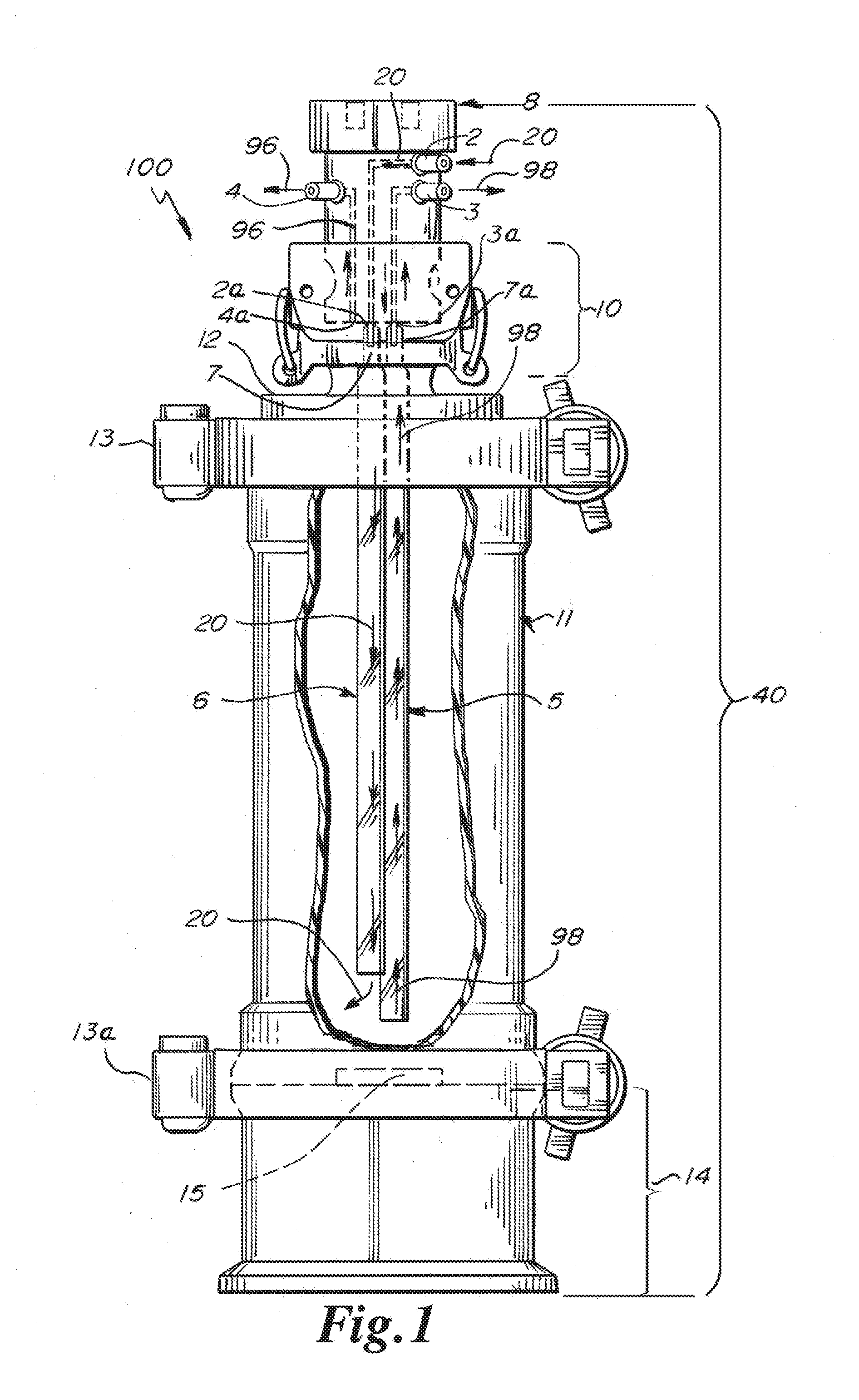 Device and system to improve asepsis in dental apparatus