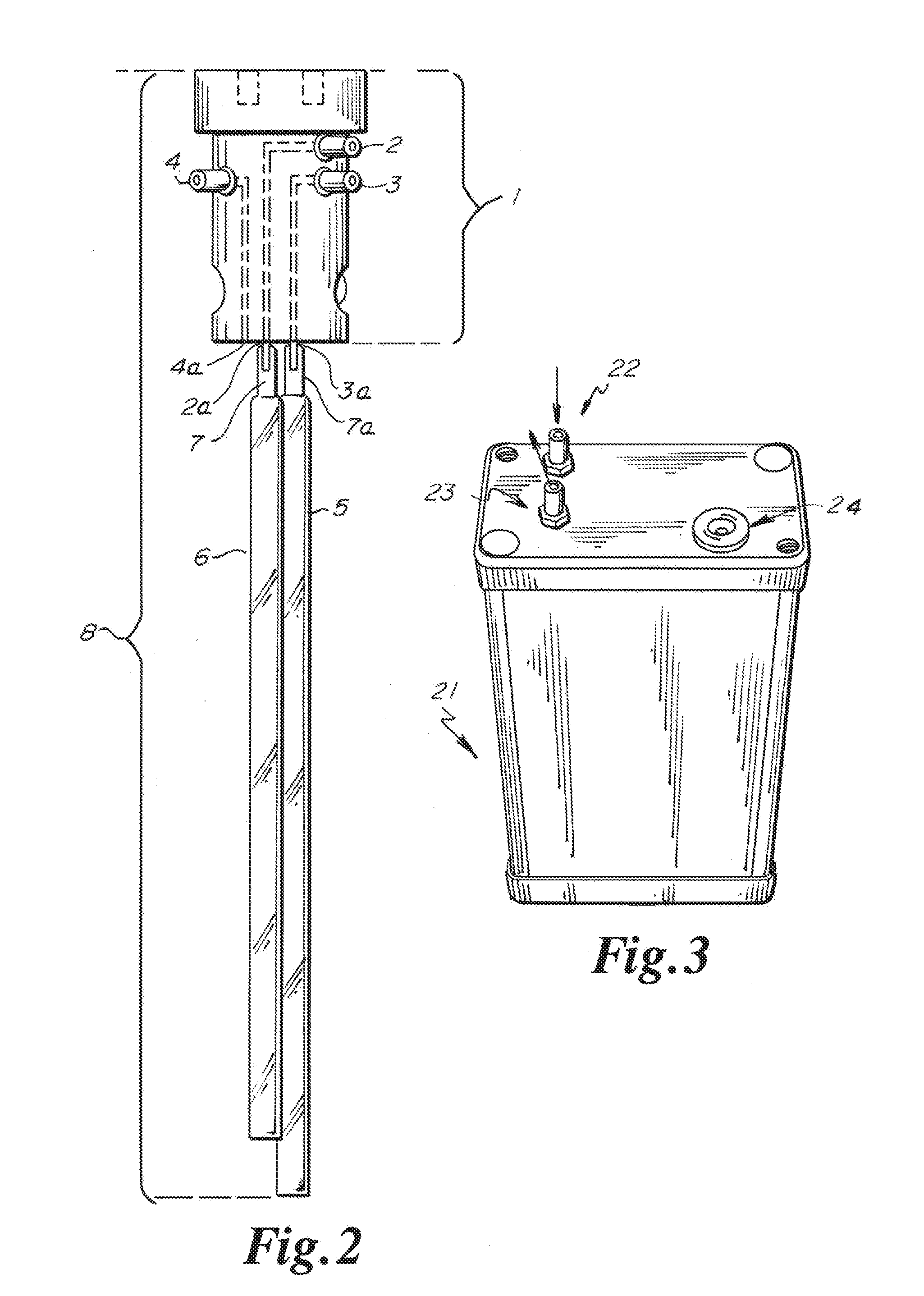 Device and system to improve asepsis in dental apparatus