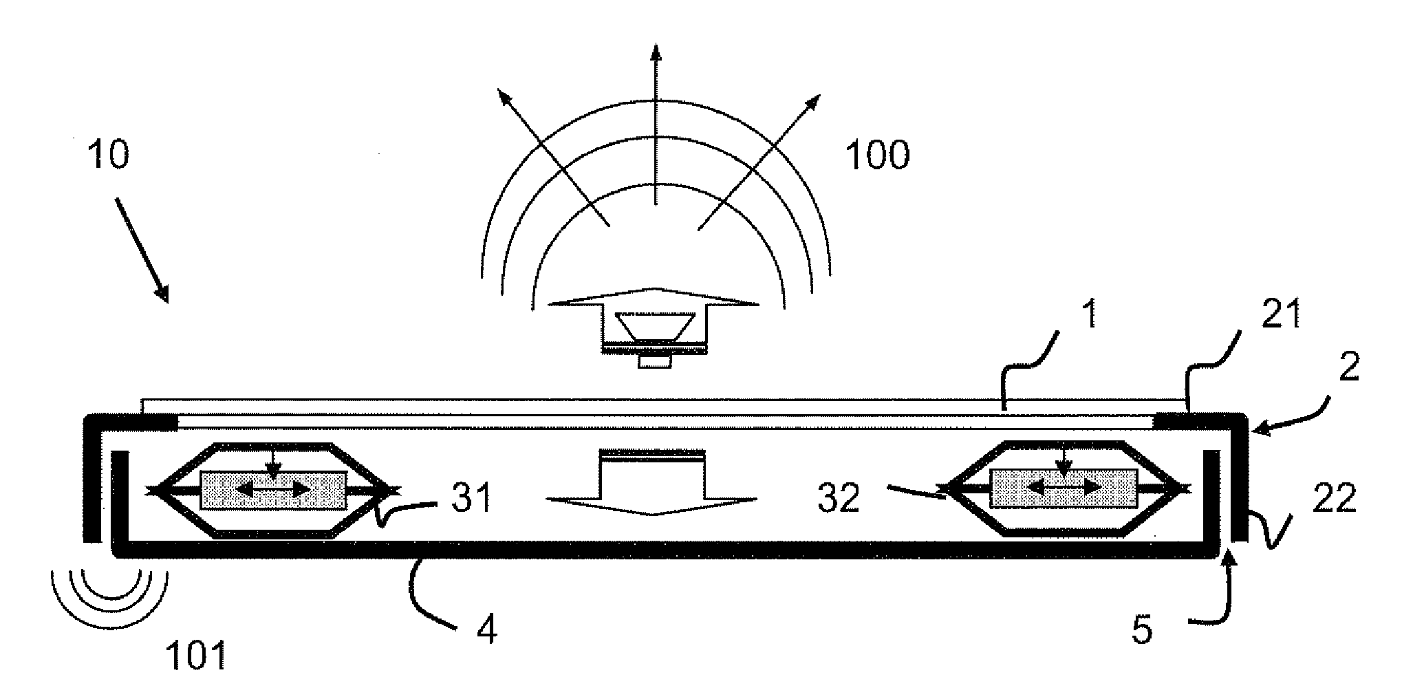 Haptic interaction device and method for generating haptic and sound effects