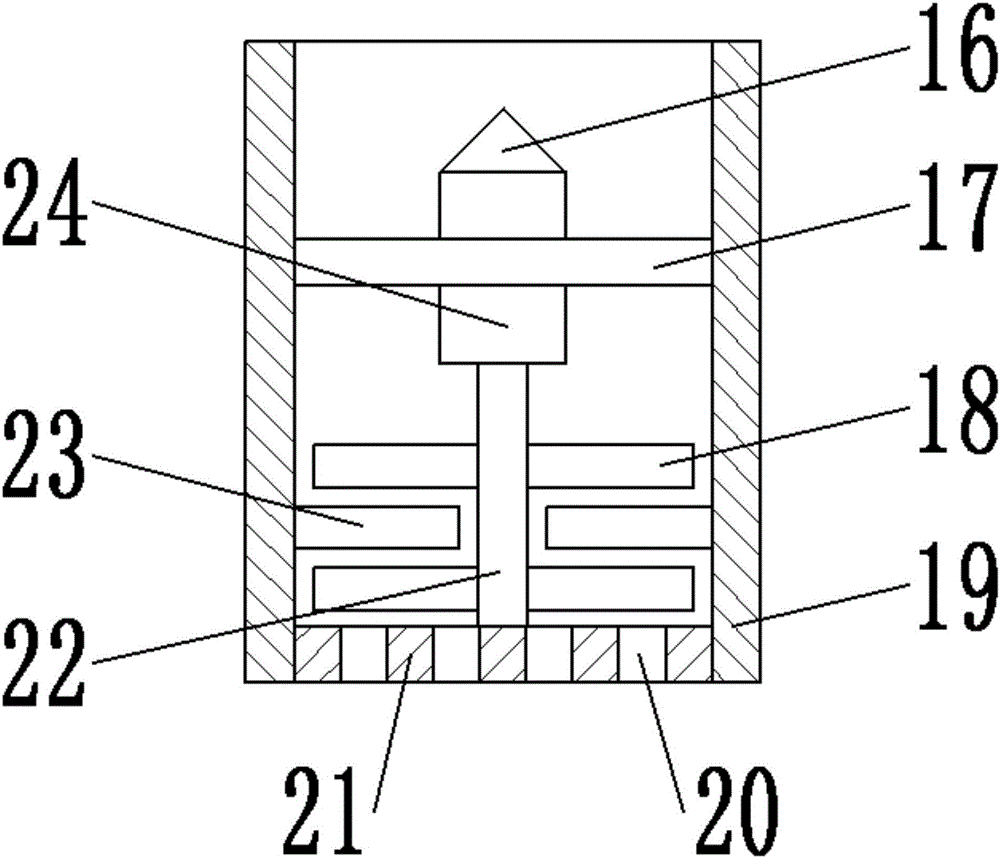 Material drying equipment with crushing function for biomedicine