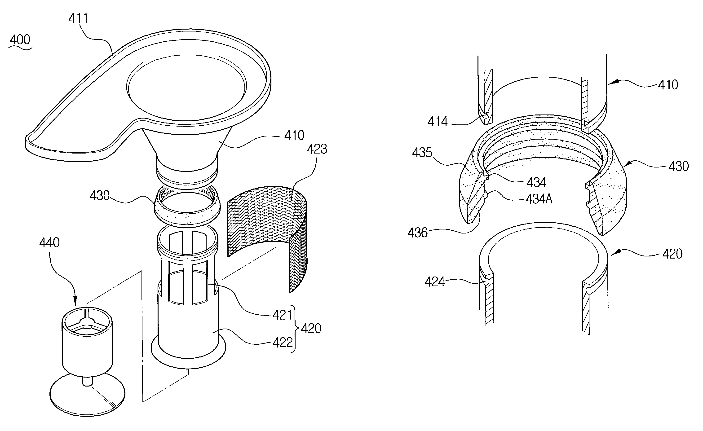 Cyclone-type dust-collecting apparatus for vacuum cleaner