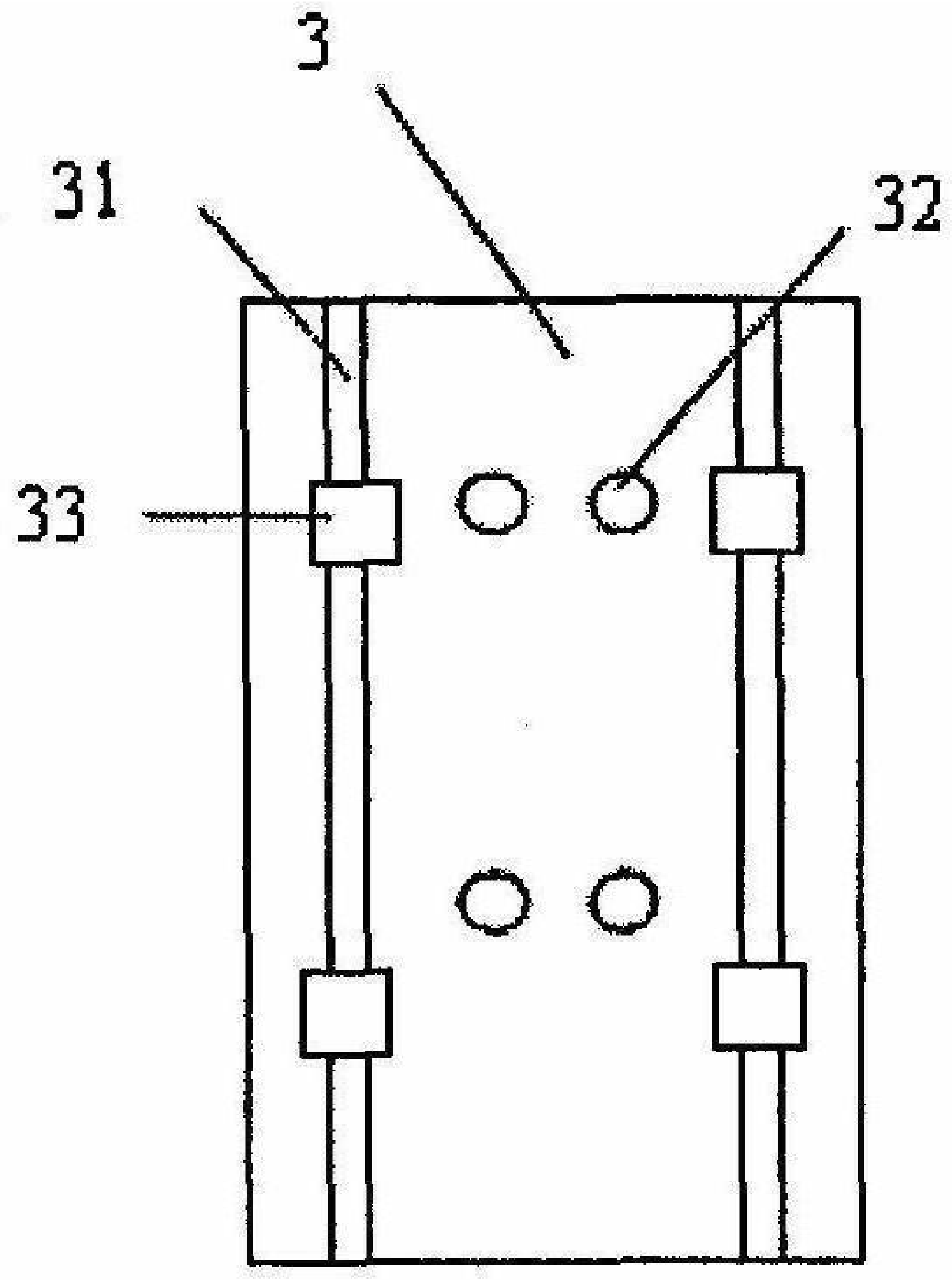A device for simultaneously mounting curved surface loads and plane loads