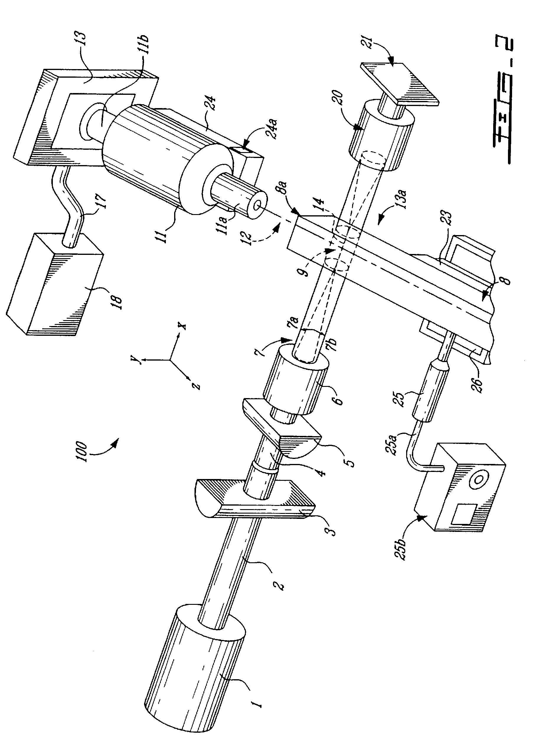 Light profile microscopy apparatus and method
