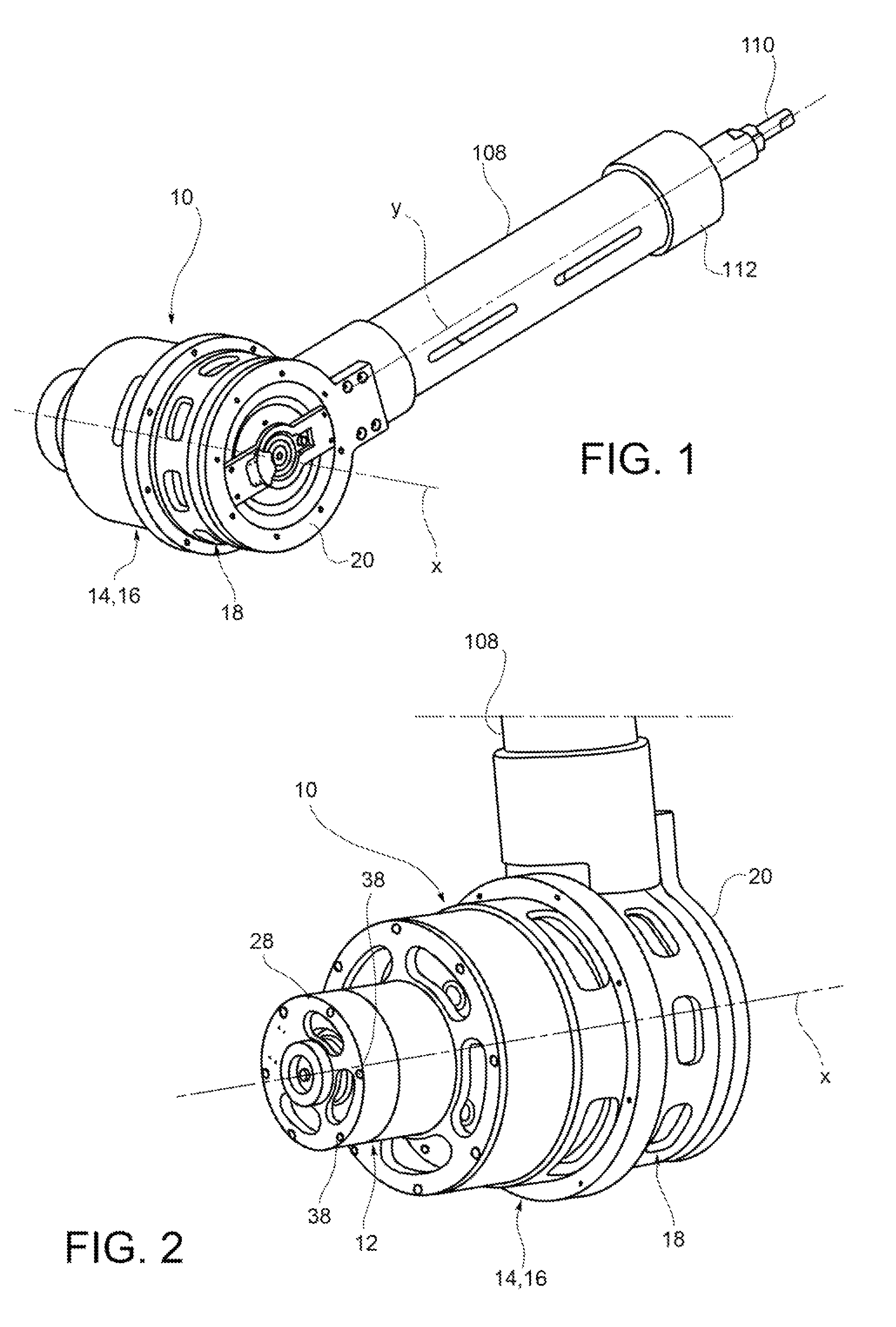 Elastic rotary actuator