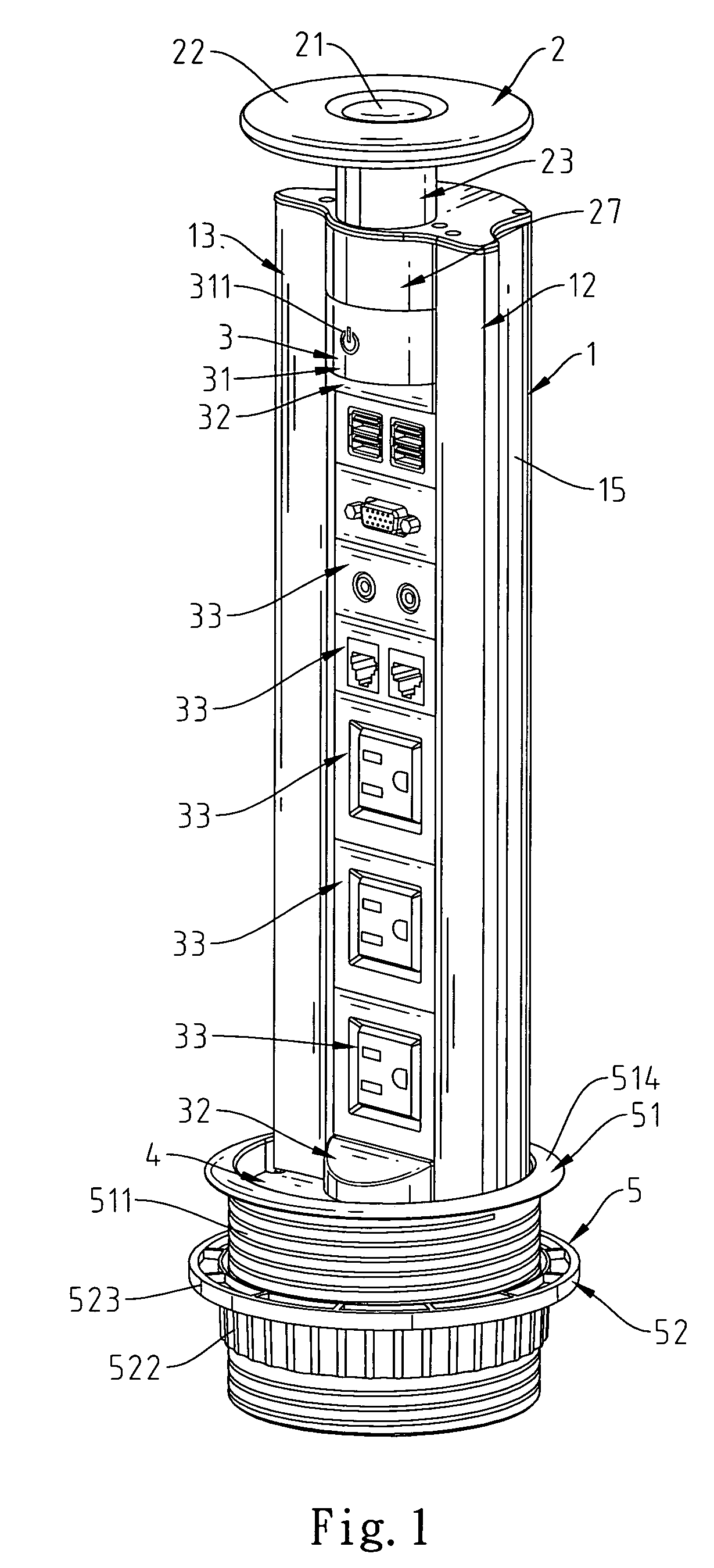 Modular integrated socket apparatus