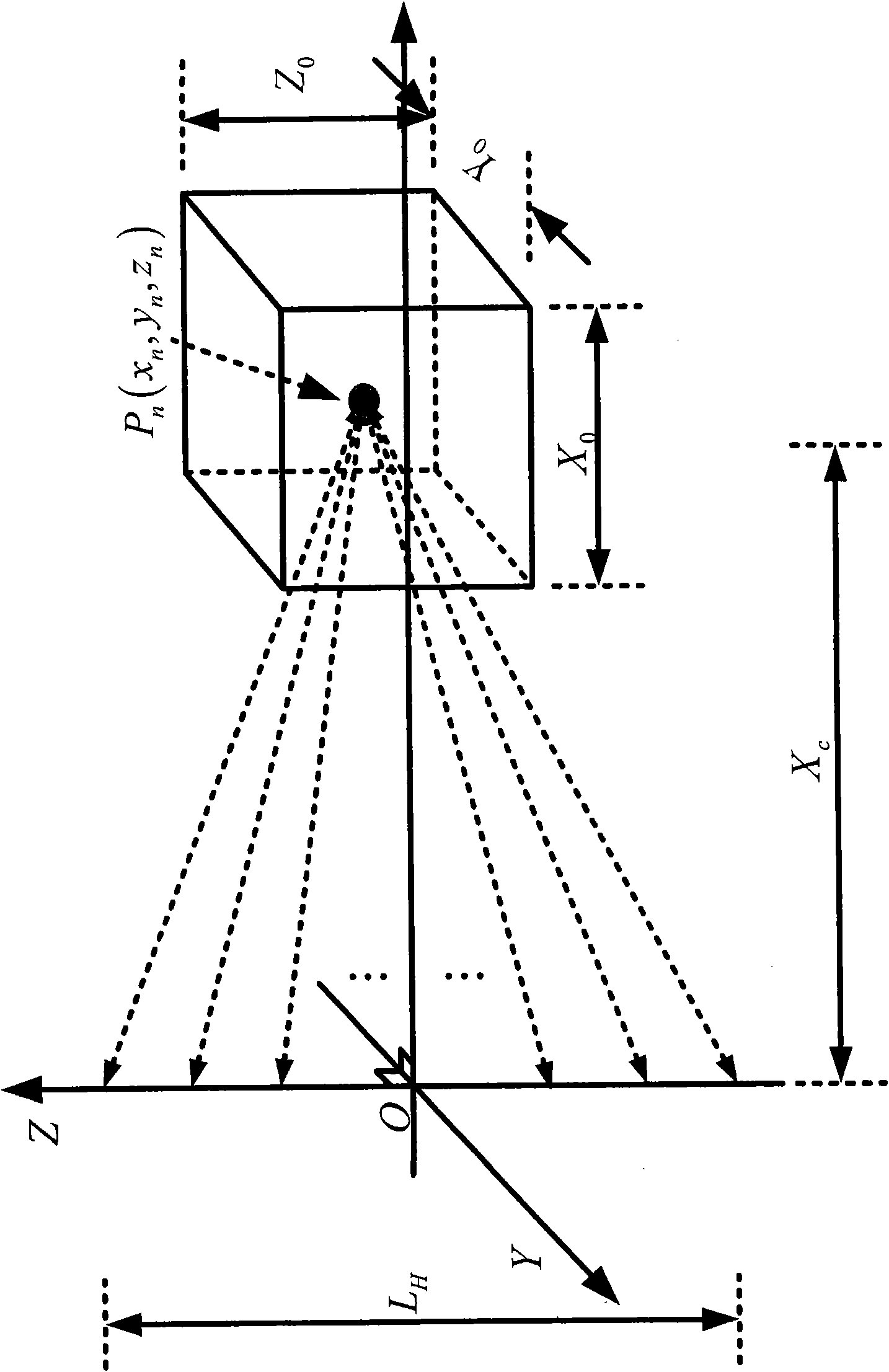 Three-dimensional focus imaging method of side-looking chromatography synthetic aperture radar