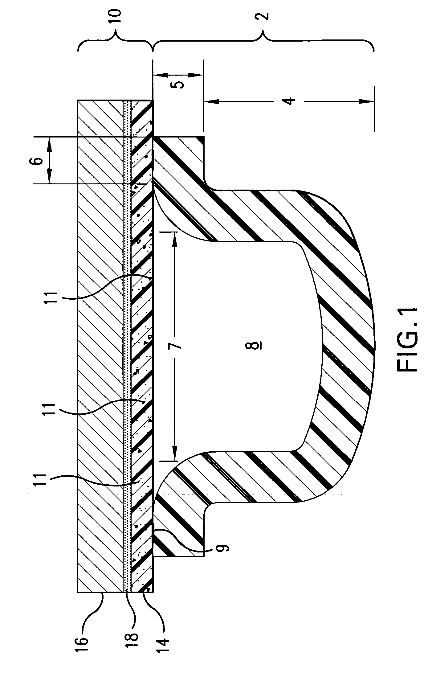 Peelable breakaway multi-layered structures and methods and compositions for making such structures