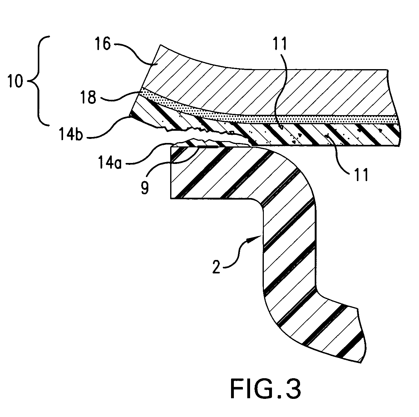 Peelable breakaway multi-layered structures and methods and compositions for making such structures