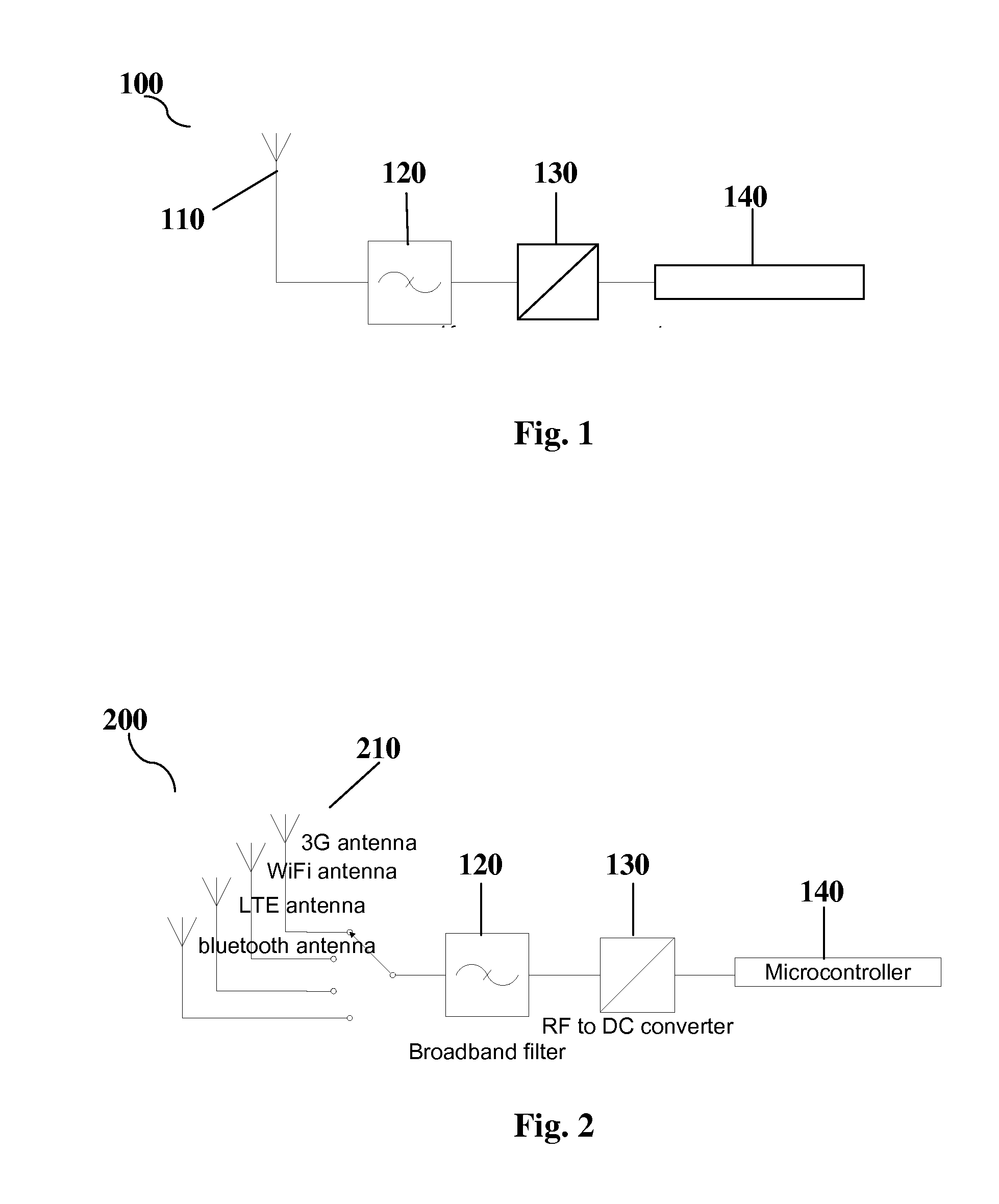 SENSING METHOD and DEVICE USING RF TO DC CONVERTER
