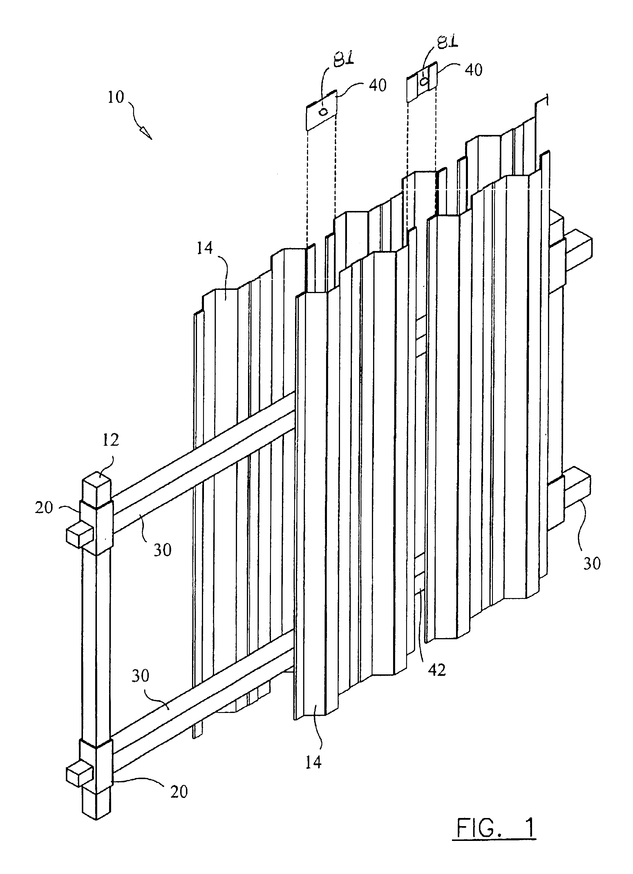 Fence panel device and modular fence system