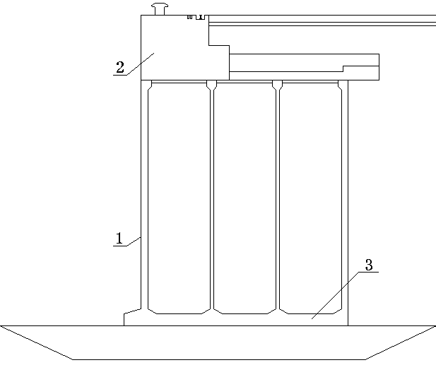 Caisson gravity type wharf structure