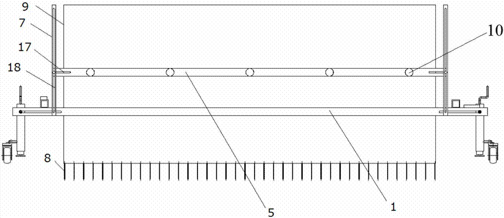A field trial tilling depth and profile measurement instrument and a measurement method thereof