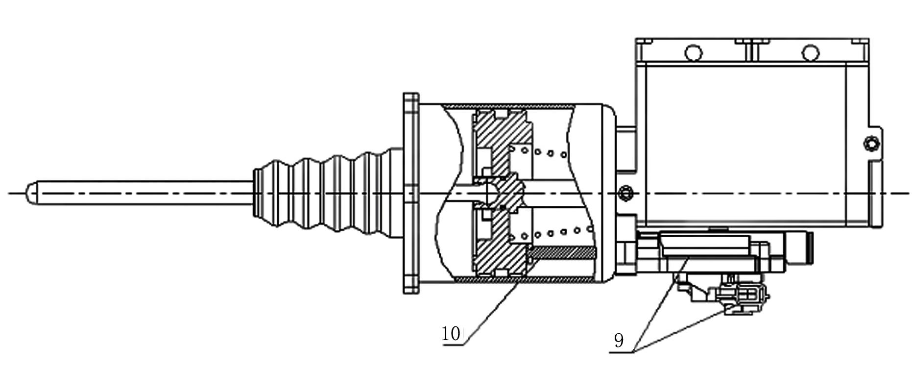 Electric hydraulic servo clutch and corresponding gear box and vehicle