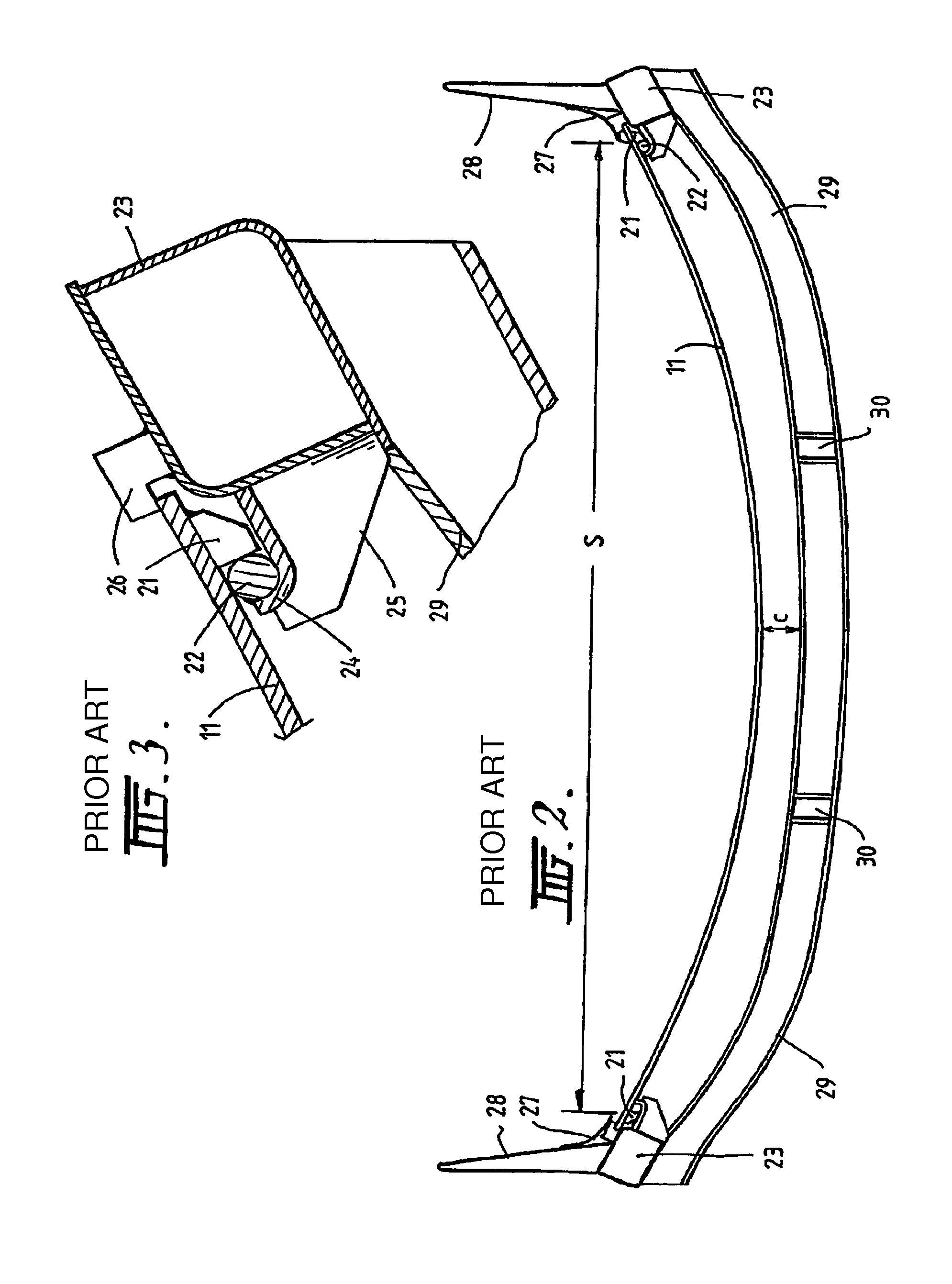 Vehicle body with a curved metal plate floor
