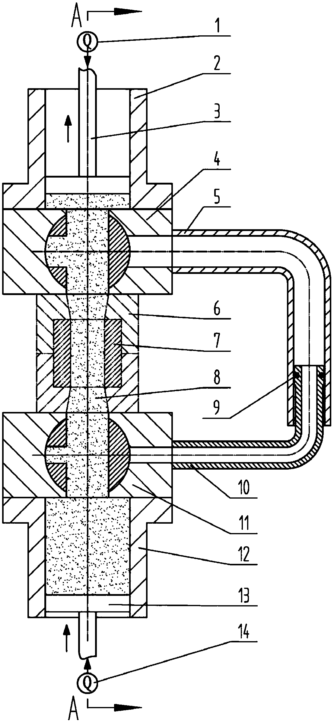 Extrusion abrasive flow machining medium single-double circulation supply device and working method thereof