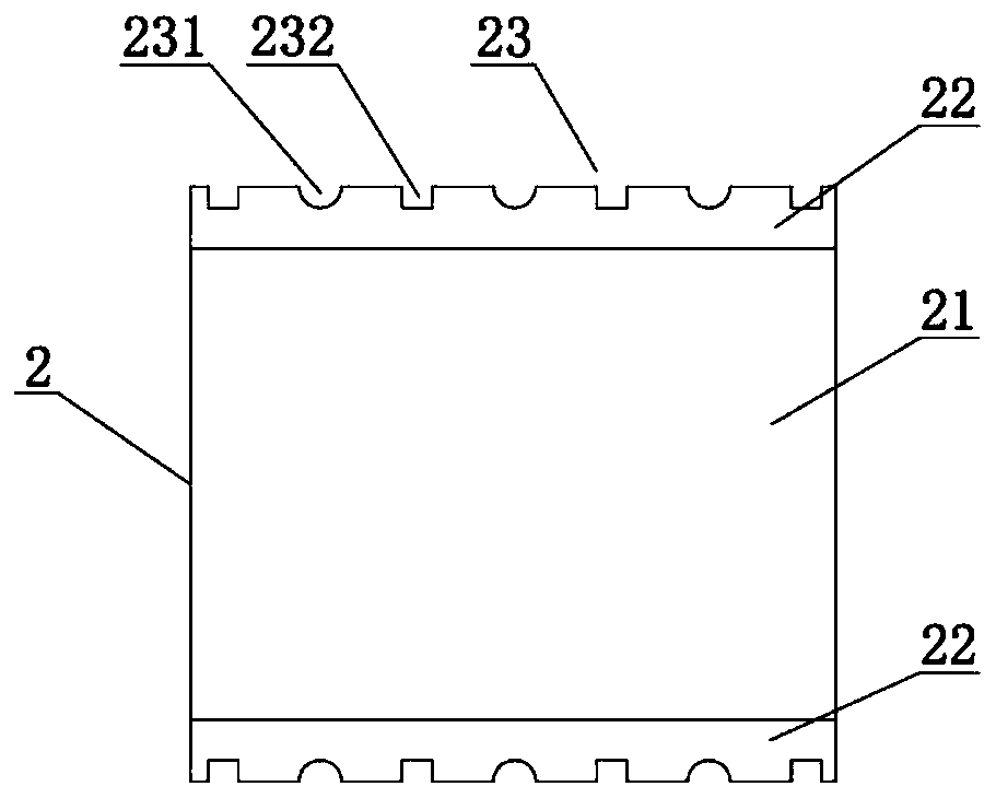 Enameled wire glue pouring assistive device and preparation method of enameled wire grinding and polishing sample