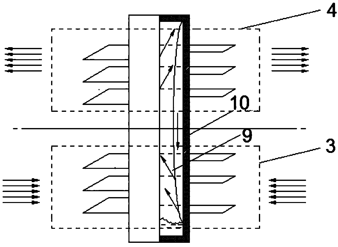 Novel heat pipe heating system and heat conduction method