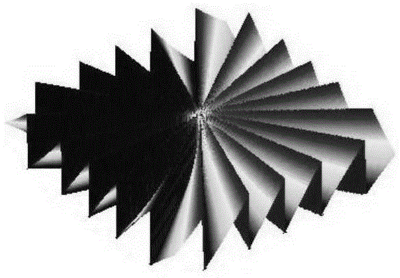 Method for generating vortex rays and arrays of vortex rays with rotational angular momentum