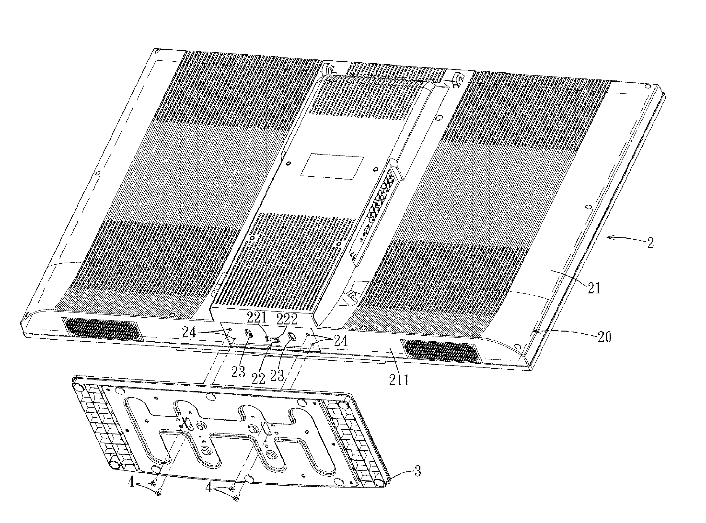 Display that can be assembled in a force-saving manner and method for assembling the display