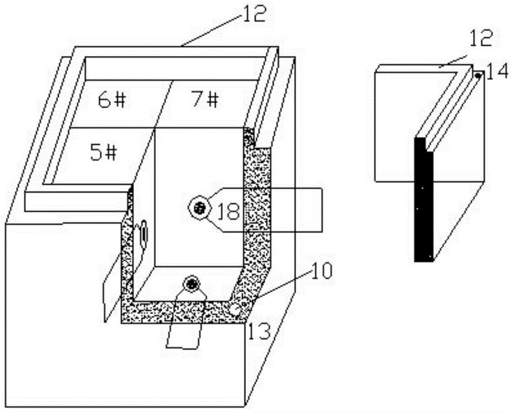 A device and method for measuring three-dimensional thermal conductivity of frozen soil