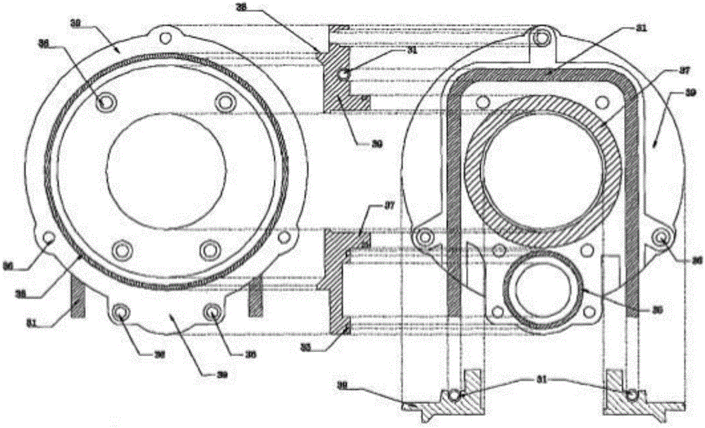 Instrument lathe electromechanical integrated spindle box and auxiliary structure