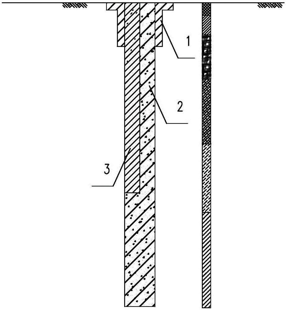 Wallboard type novel underground continuous wall and construction method thereof