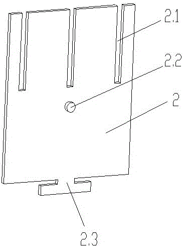 A low-voltage cable fixing device