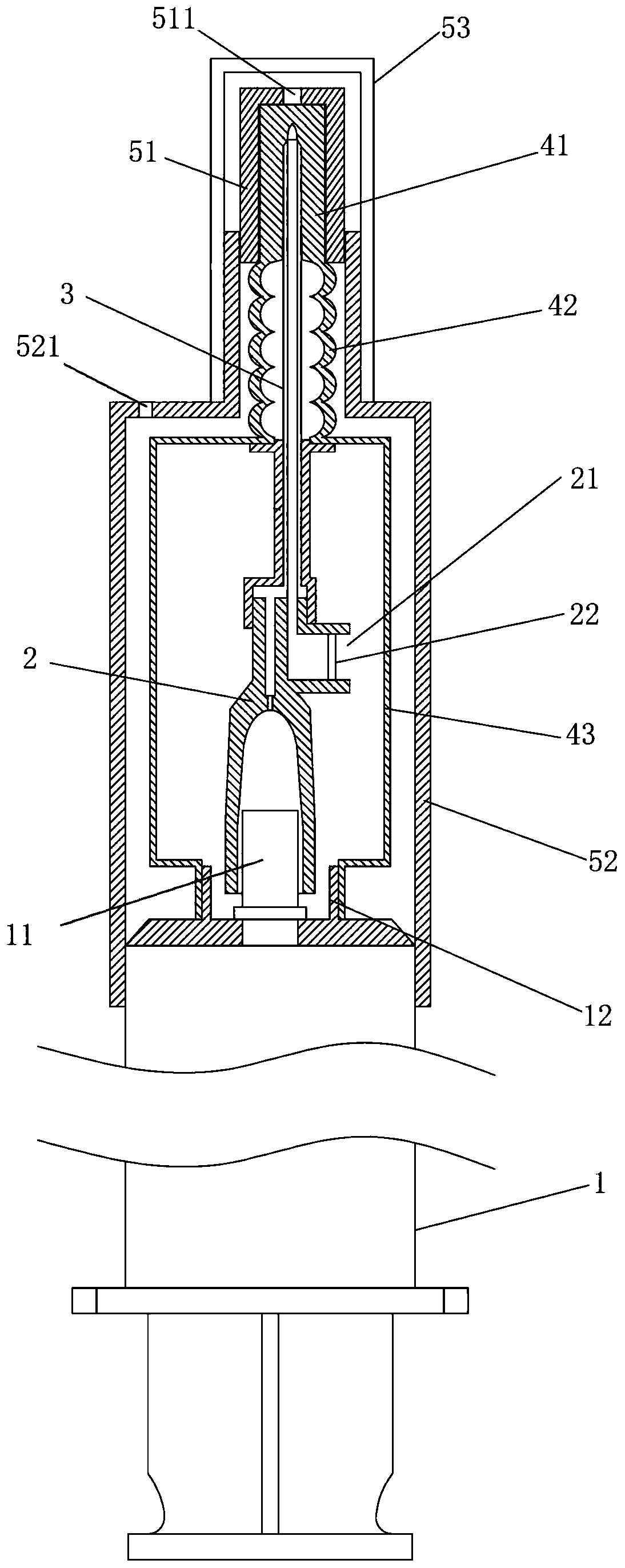 Closed transfer medicine dispensing device and application thereof in medicine dispensing and transfer