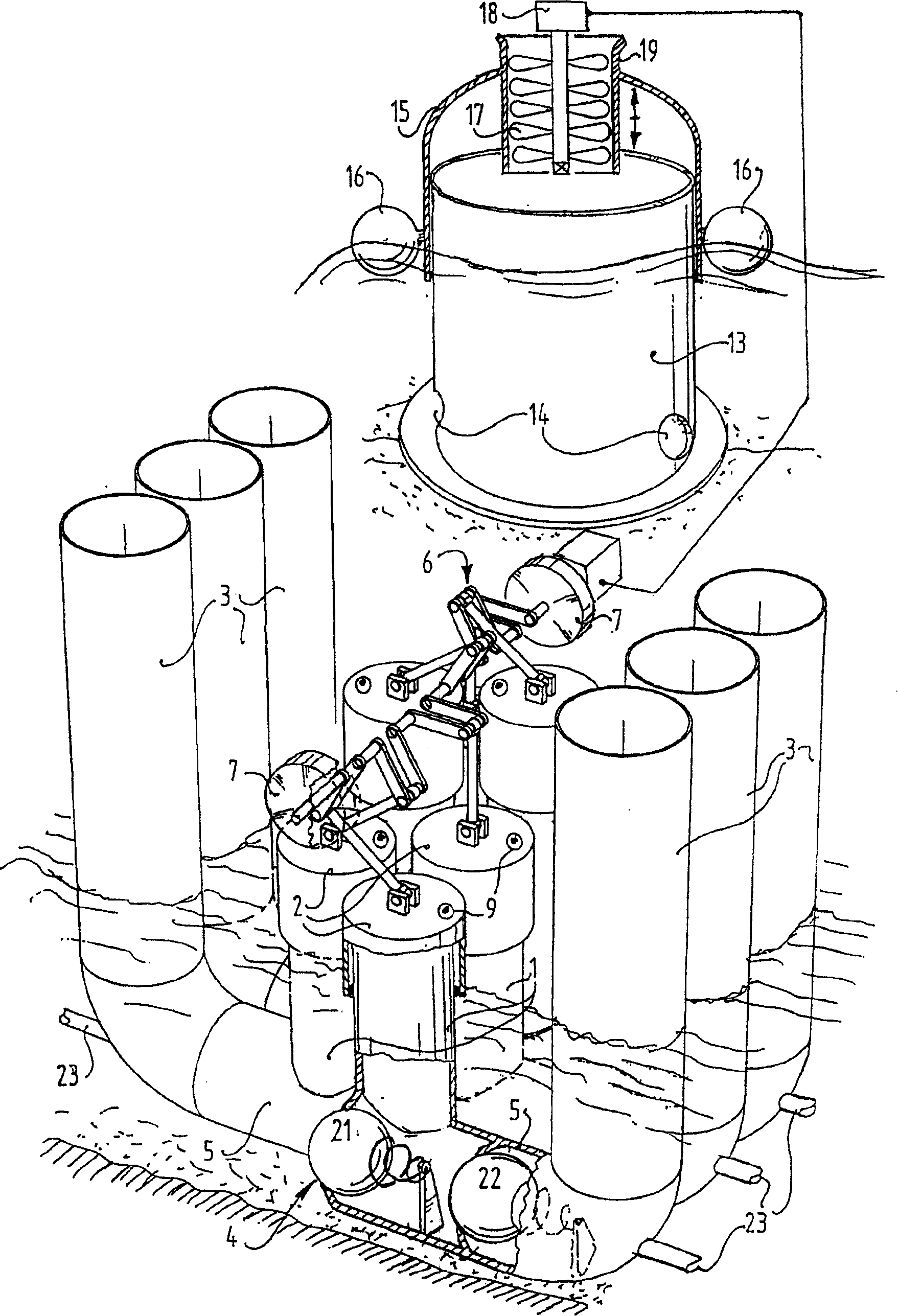 Apparatus for storage of potential energy