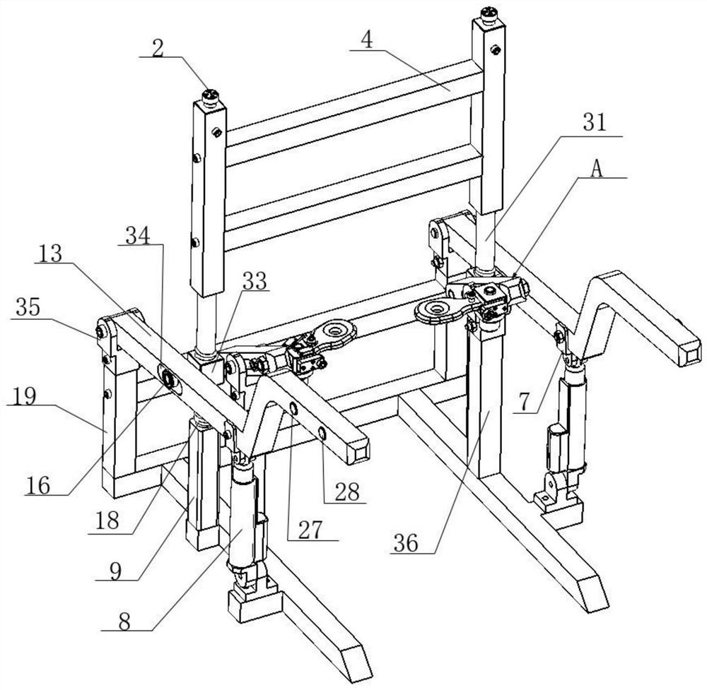 Crank-type squatting and standing-up auxiliary device and closestool