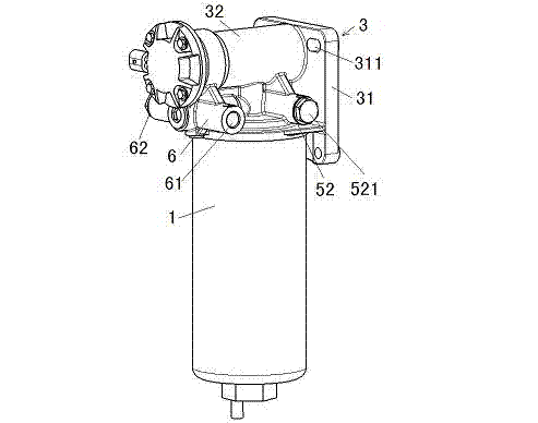 Device for automatically emptying fuel oil in low-pressure oil circuit of diesel engine