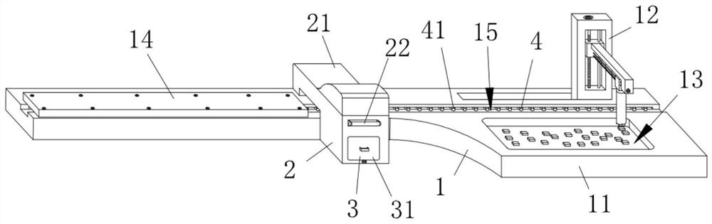 Processing device with scrap iron cleaning function for semiconductor processing