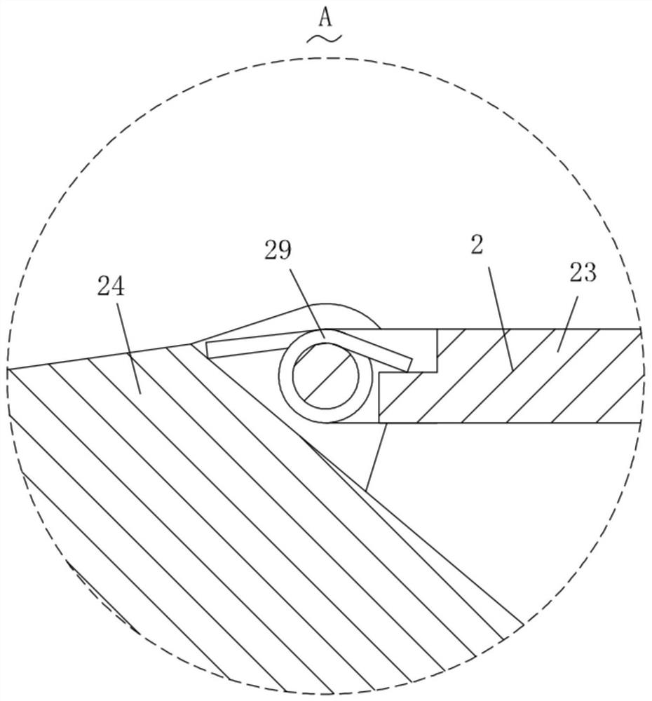 Processing device with scrap iron cleaning function for semiconductor processing