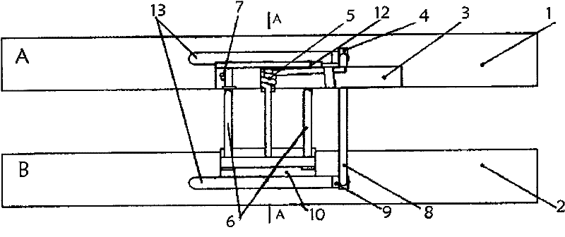 Spring type parallel bar connector