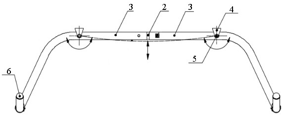 Skid-type landing gear of an unmanned helicopter