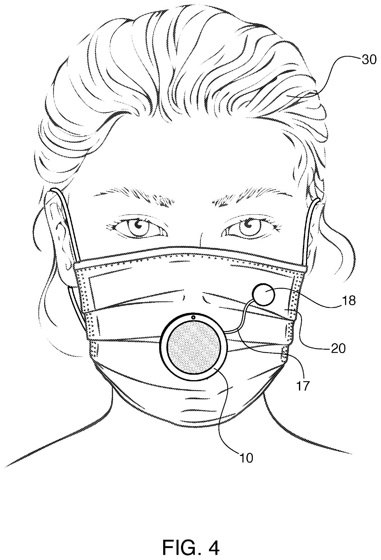 Sanitizing face mask