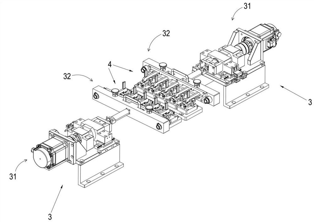 A test device for testing the high-pressure watertightness function of special-shaped components