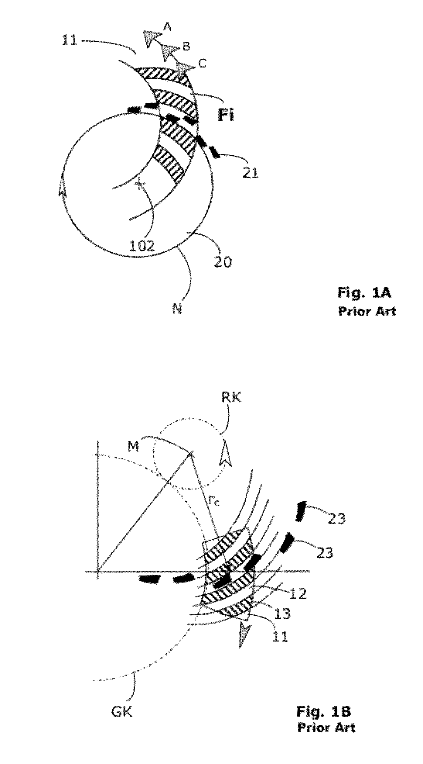 Method for producing bevel gears having hypocycloidal teeth in the continuous forming method using corresponding tools