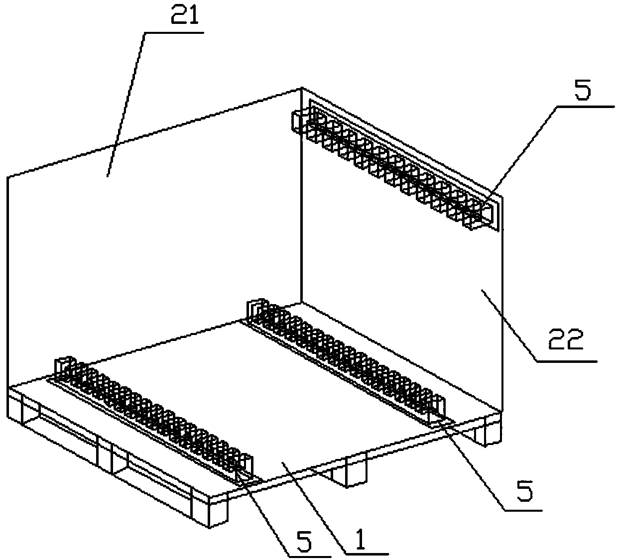 Packing box and method for thin film solar cells