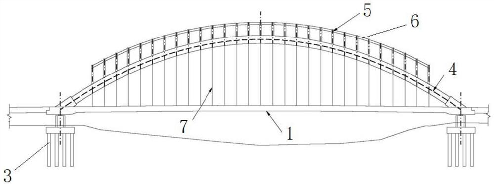 A new double-curved arch bridge