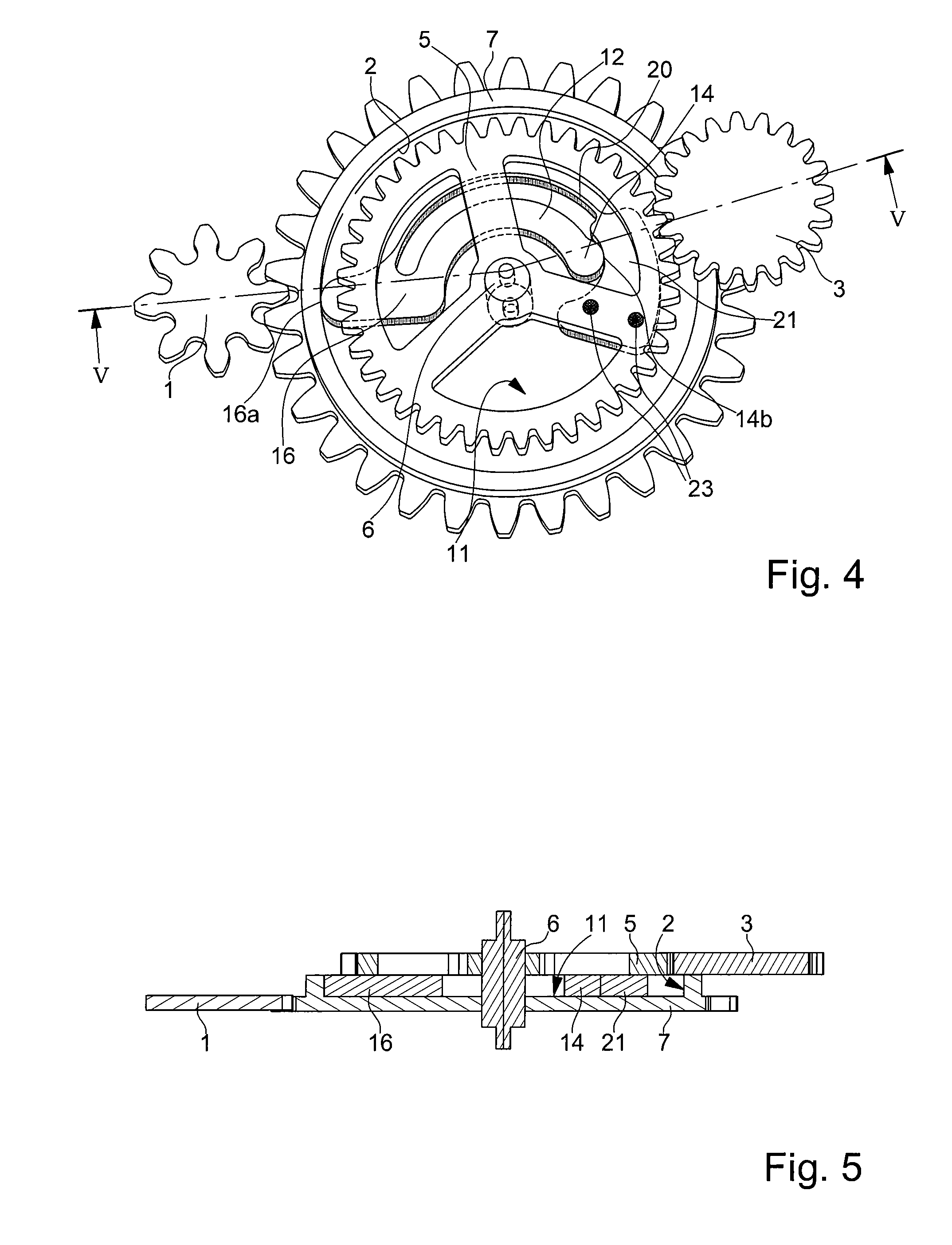 Reverser mechanism for uni-directional rotational driving of a wheel set