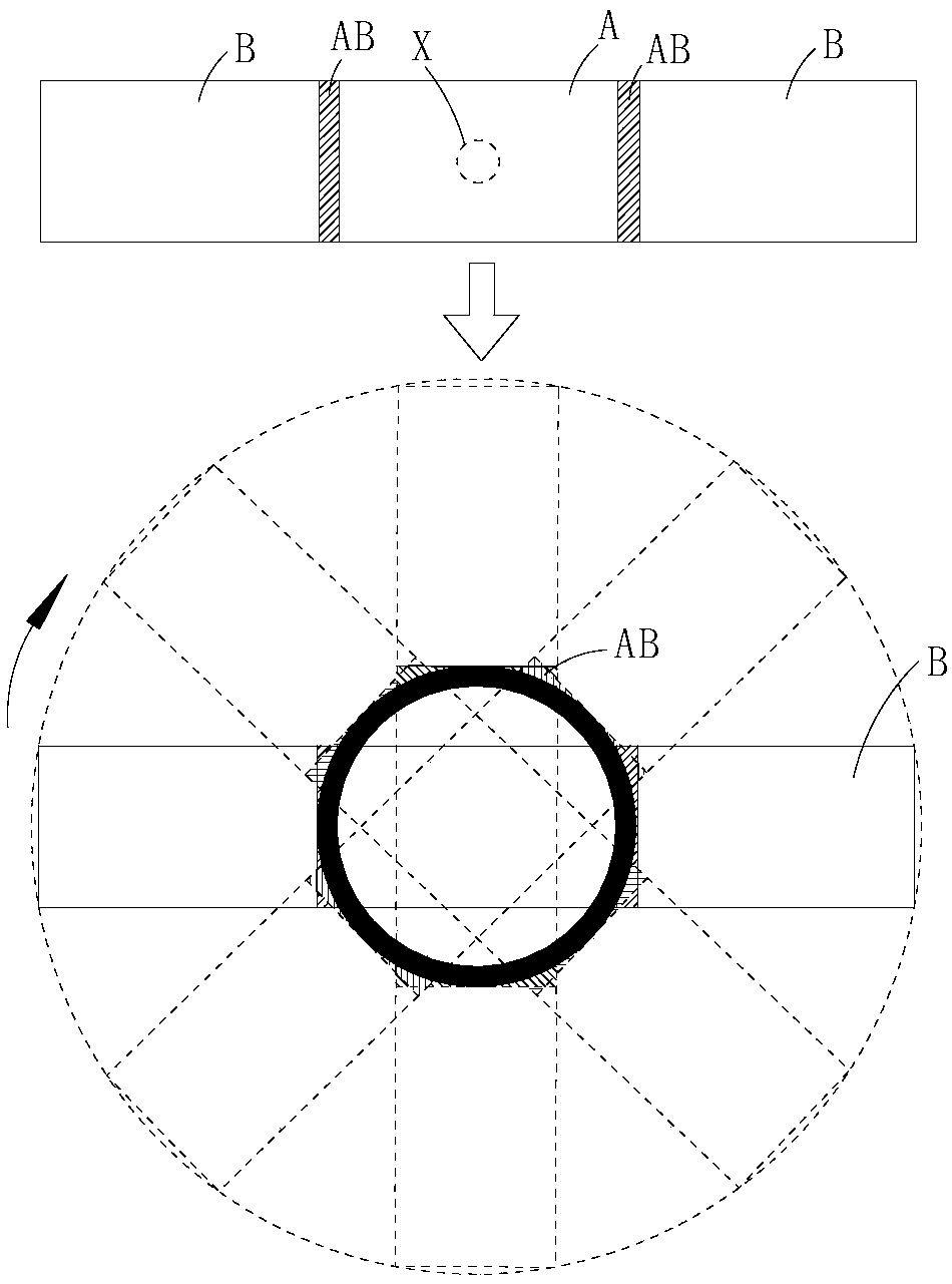 Rotary splice screen