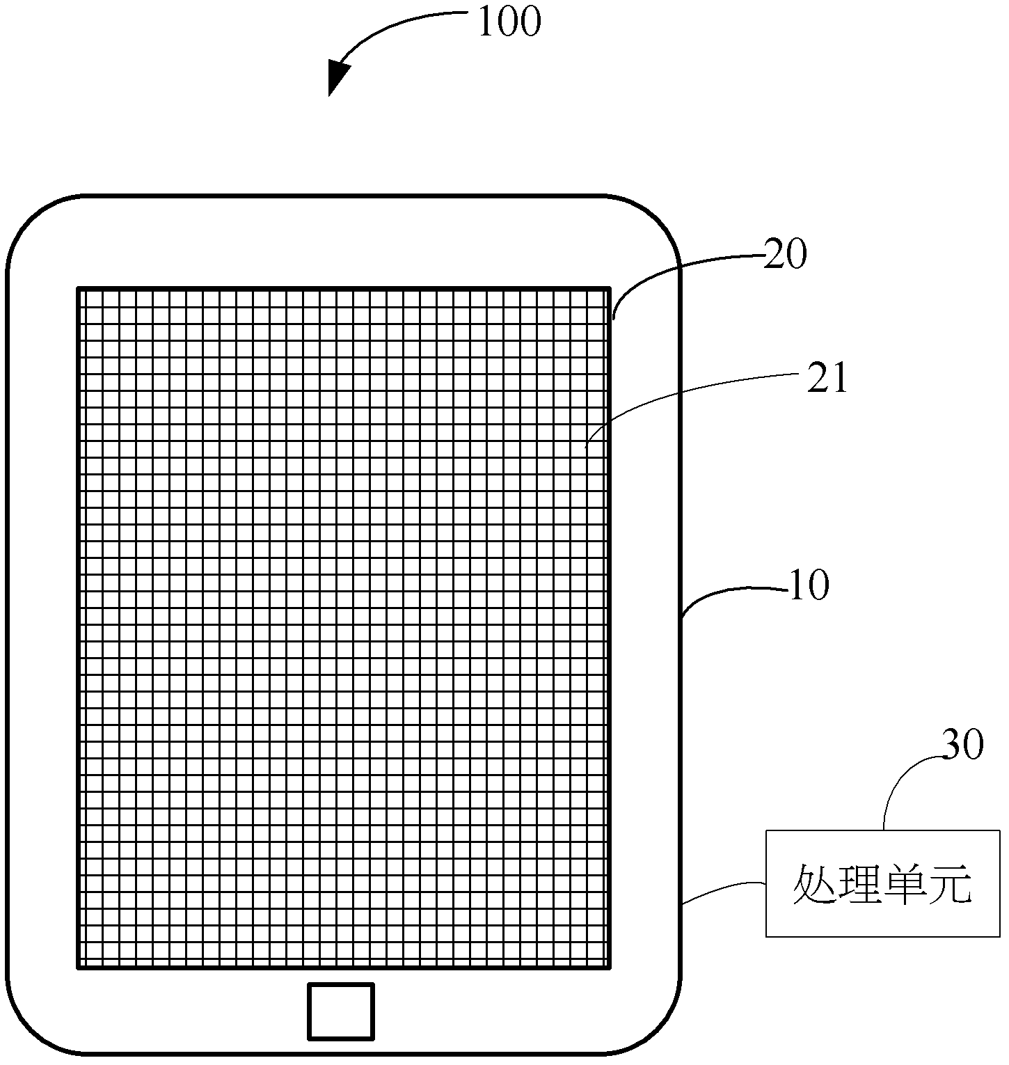 Touch display device and display screen thereof