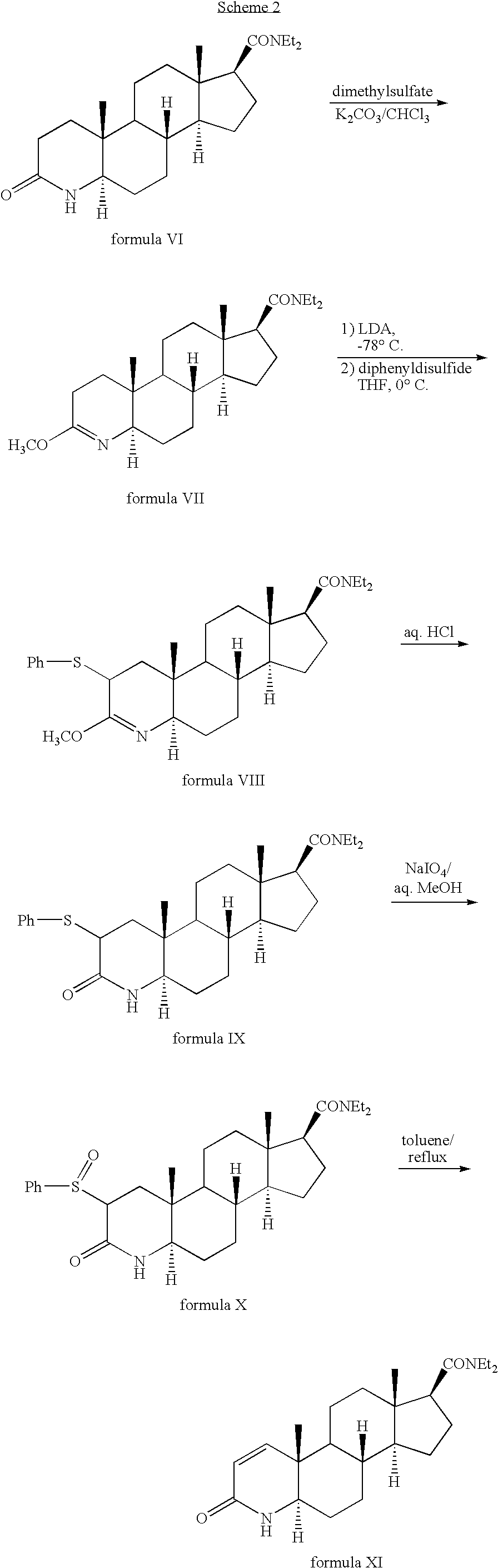 Method for the preparation of highly pure 1-androstene derivatives