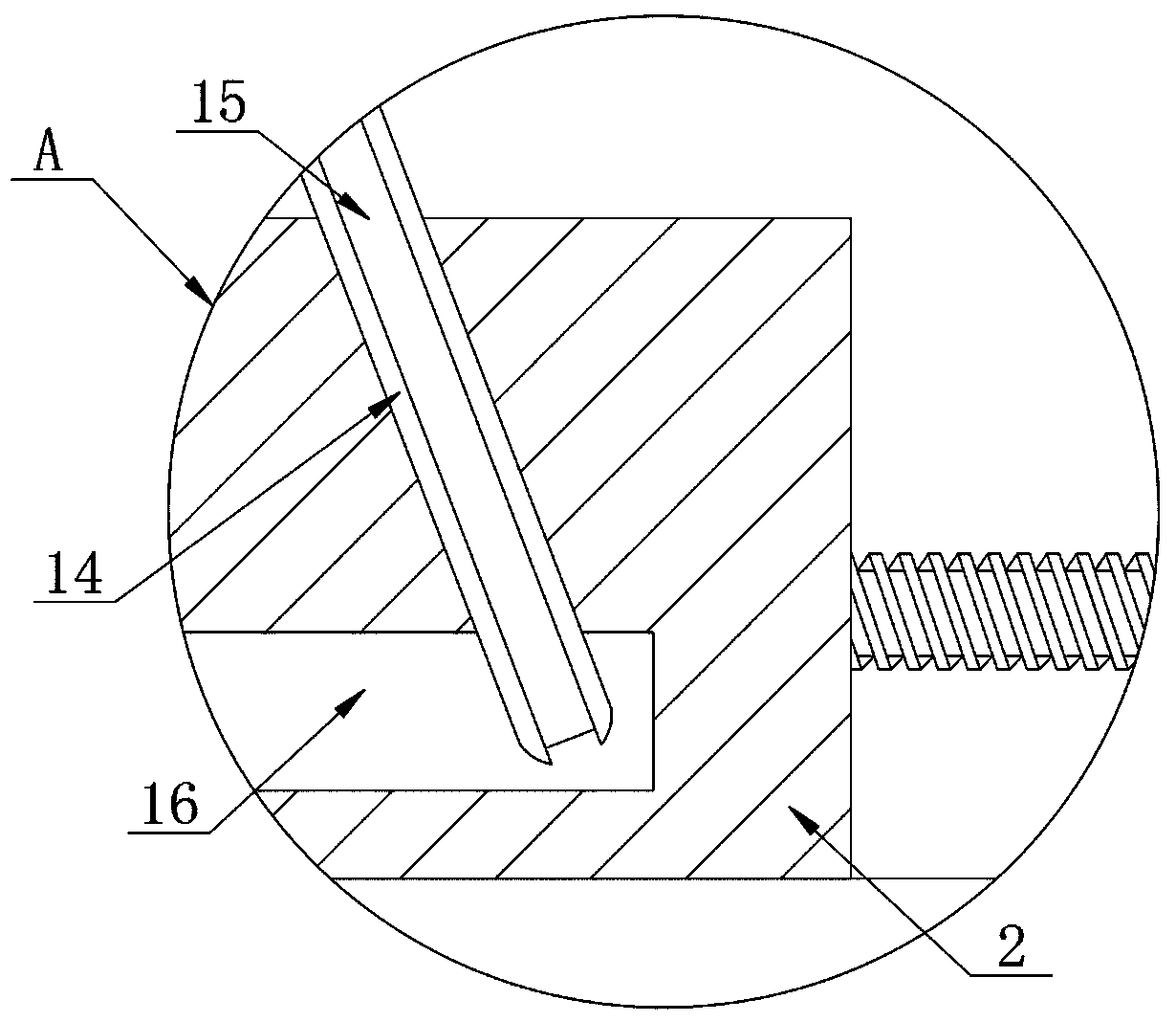 Graphite electrode buffing device and application method thereof