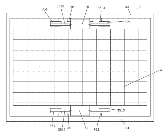 Shake-proof LED street lamp device powered by solar panel and use method thereof