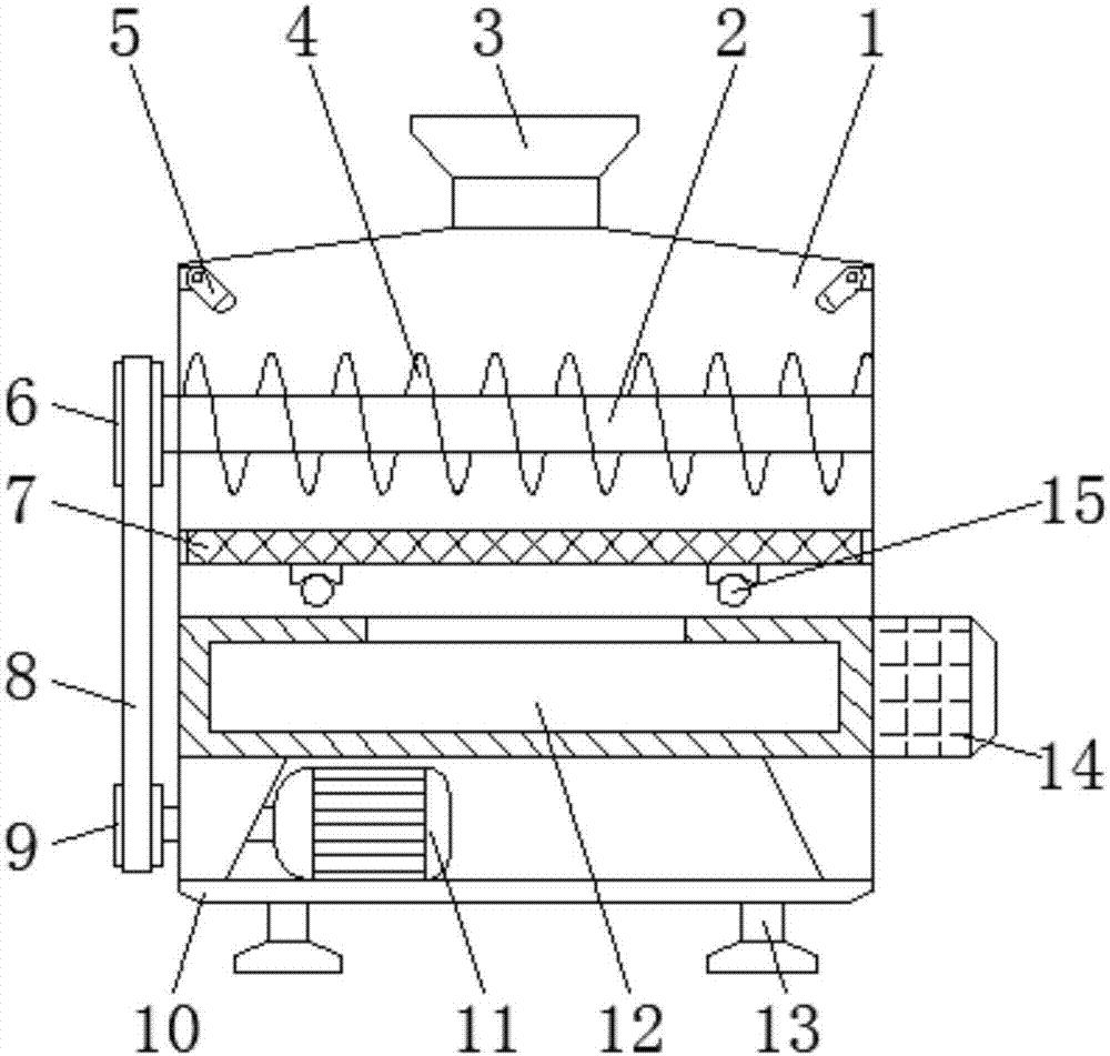 Large-particle biomass raw material combustion furnace with high combustion efficiency